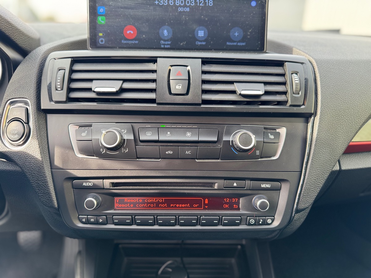 Bmw Série 1 114i 1.6 102 cv - APPLE CARPLAY - CLIMATISATION - REGULATEUR DE VITESSE