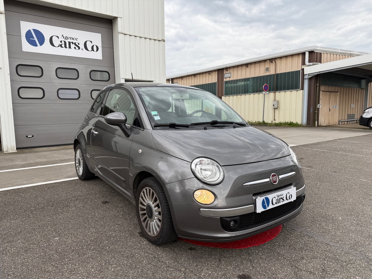 Fiat 500 Phase 2 1.2 MPi  69 cv Lounge, toit panoramique