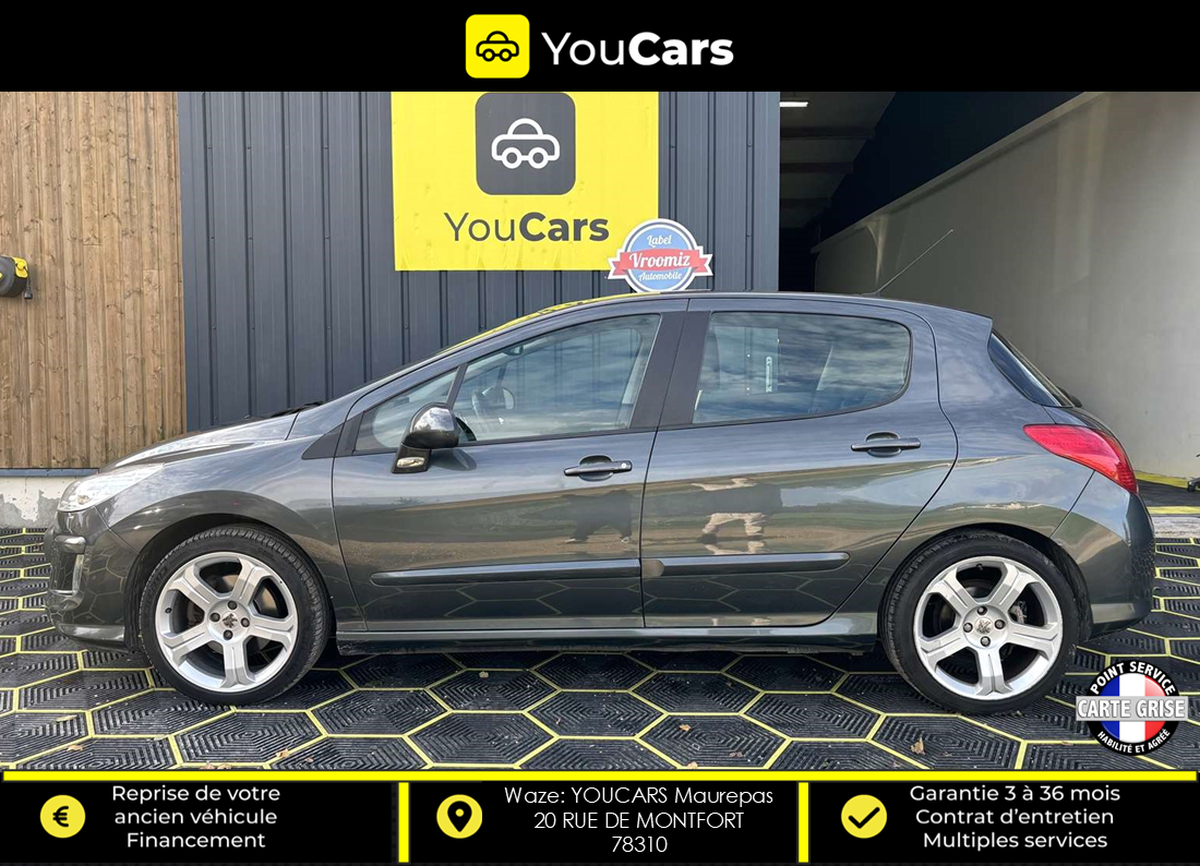 Peugeot 308 FELINE 2.0 HDi 163 cv Boîte auto TOIT PANORAMIQUE RADAR DE RECUL ENTRETIEN COMPLET