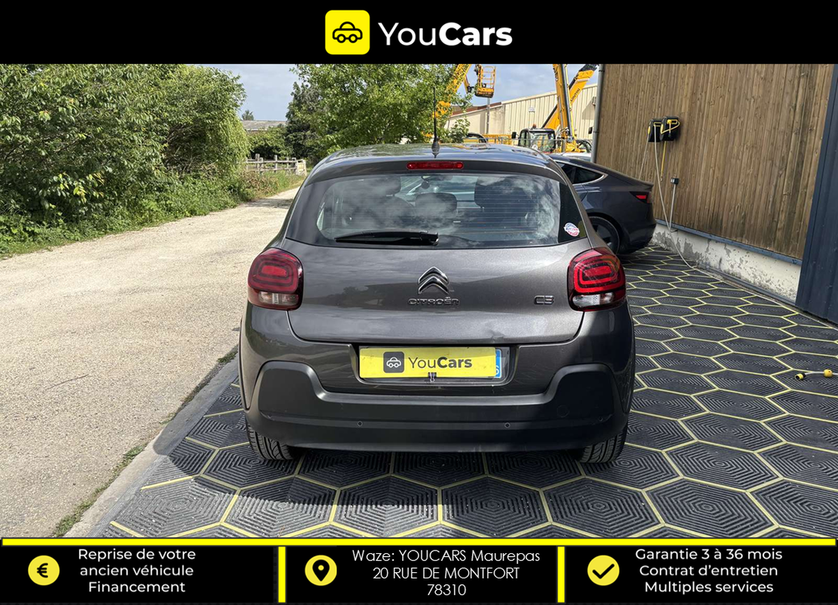 Citroën C3 III 1.6 BlueHDi 75 cv RADAR DE RECUL APPLE CARPLAY