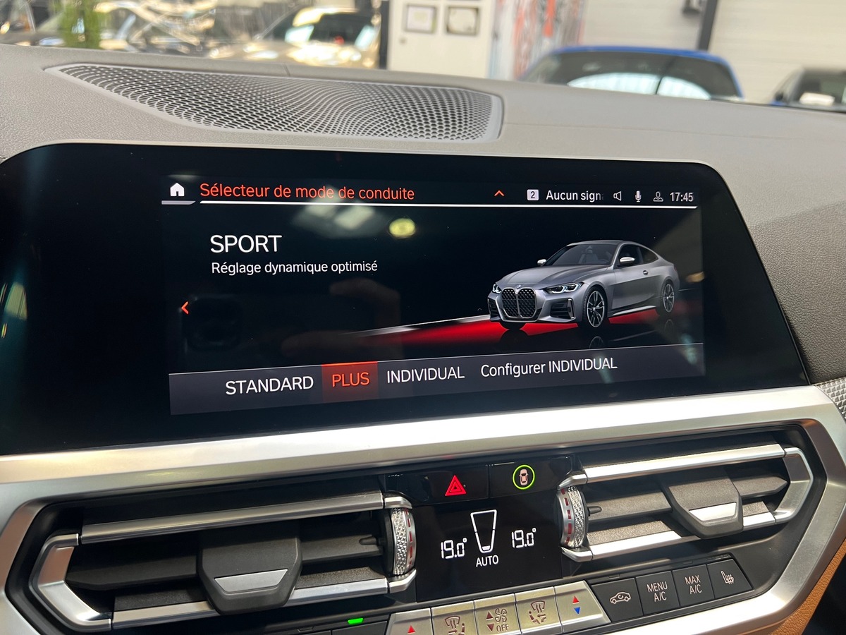 Bmw Série 4 Coupé (G22) M440I XDRIVE 374 BVA8 / Arctic Race Blue/Toit Pano