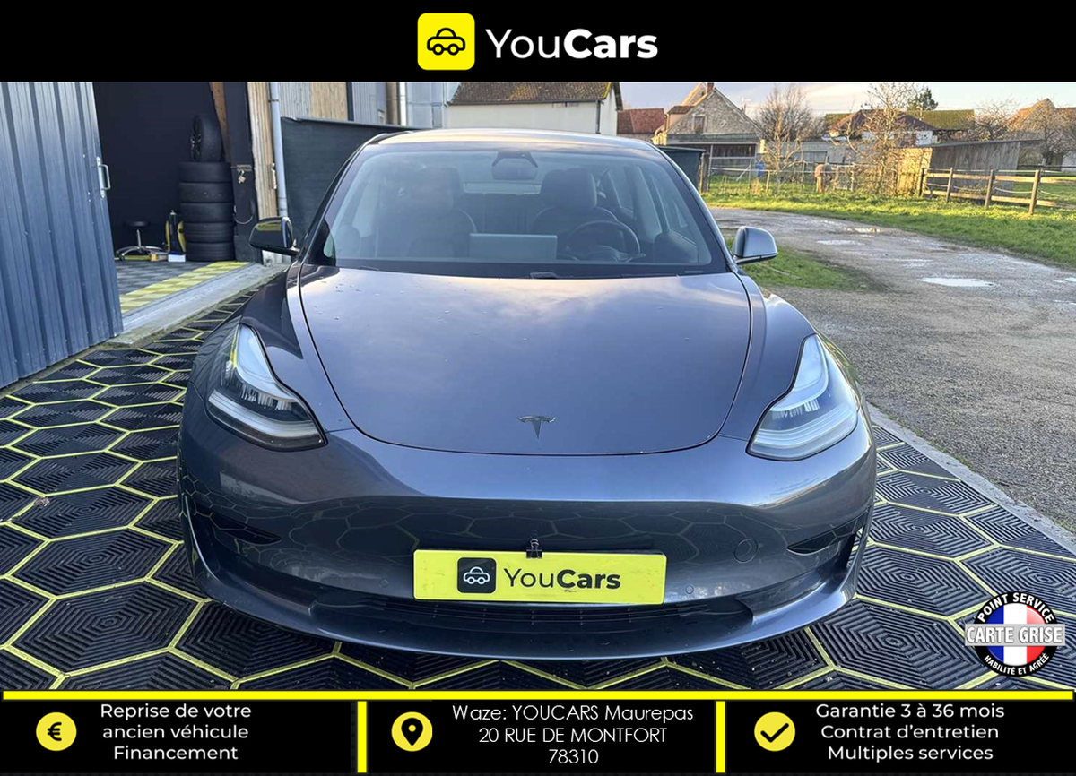 Tesla Model 3 Standart + 325 cv AUTOPILOT TOI PANORAMIQUE PREMIERE MAIN