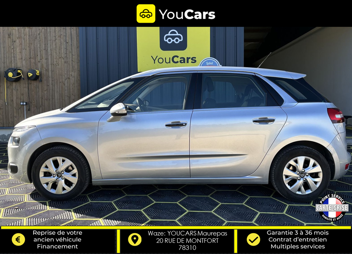 Citroën C4 Picasso INTENSIVE II 1.6 e-HDi 114 cv TOIT ZENITH - GPS TACTILE - RADAR DE RECUL