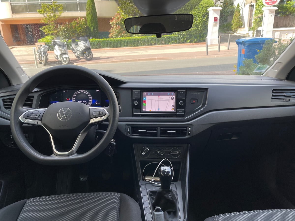 Volkswagen Polo 1.0 80 CV/ Phase 3 / CarPlay / Km Réel / 5 Portes