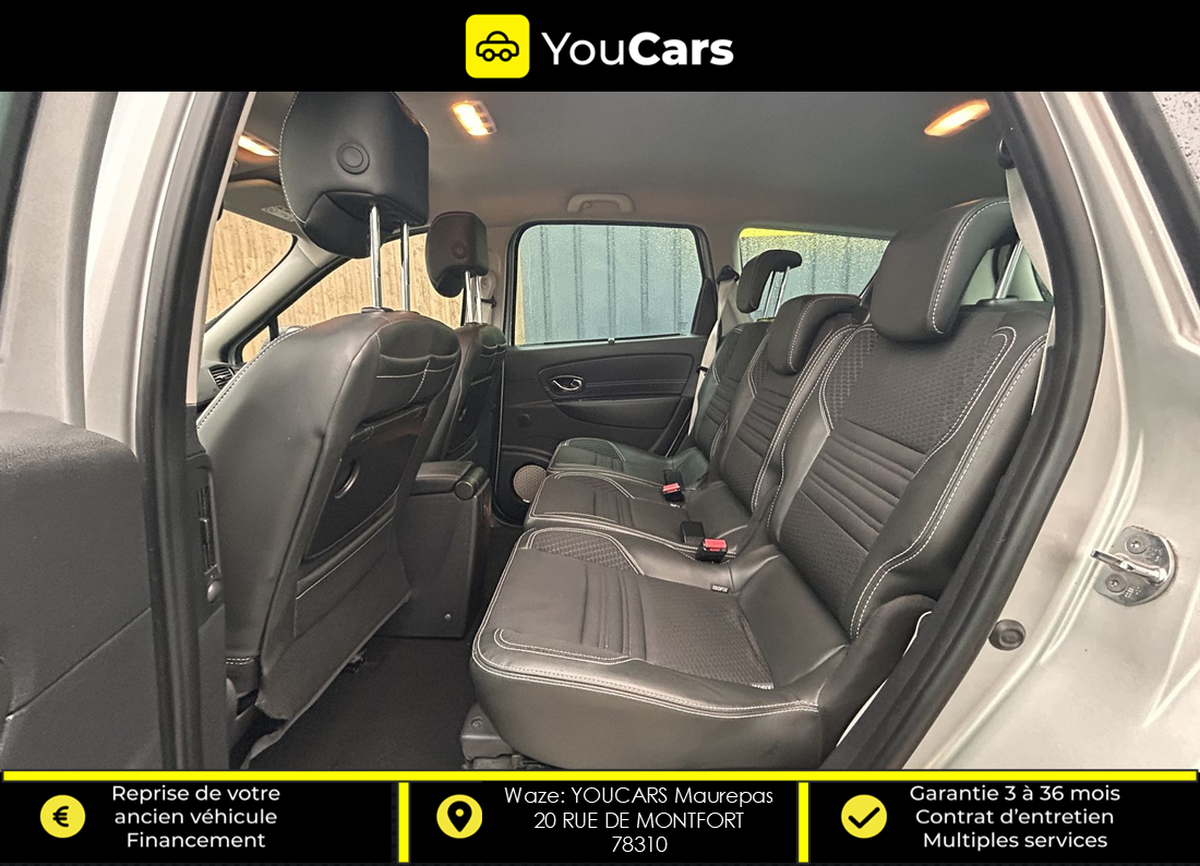 RENAULT Grand Scenic BOSE 7 PLACES 1.5 dCi EDC6 110 cv ENTRETIEN RENAULT - CAMERA DE RECUL - GPS