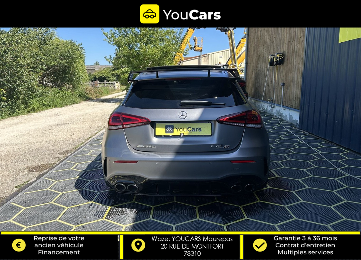 Mercedes-Benz Classe A 45 S AMG 2.0 Ti 4MATIC+ 8G-DCT 421cv TOIT OUVRANT - PACK AERO - SIEGES SPORT