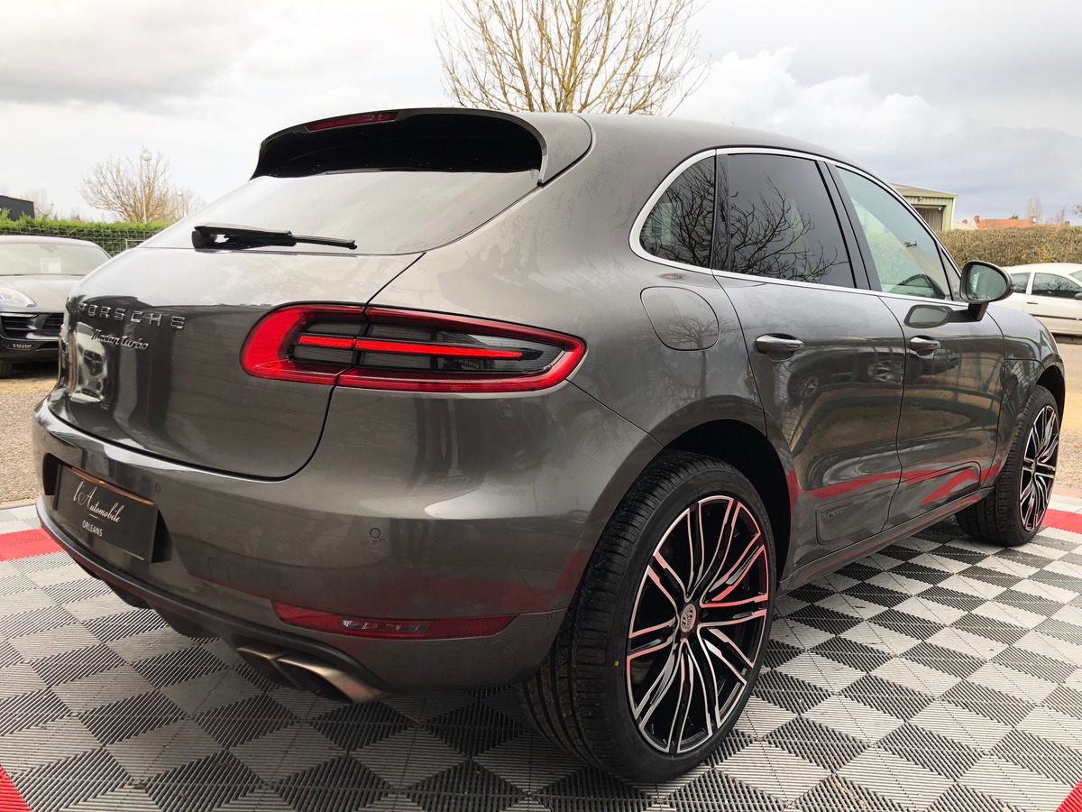 Porsche Macan TURBO 3.6 400 1°MAIN GRIS QUARTZ fr