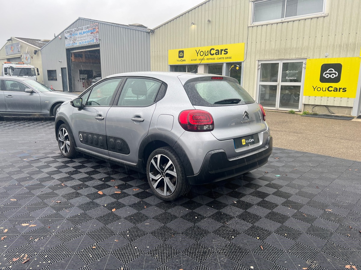 Citroën C3 1.5 BlueHDi 102 cv- CARNET D'ENTRETIEN COMPLET - RADAR DE RECUL - CARPLAY - MOTEUR FIABLE