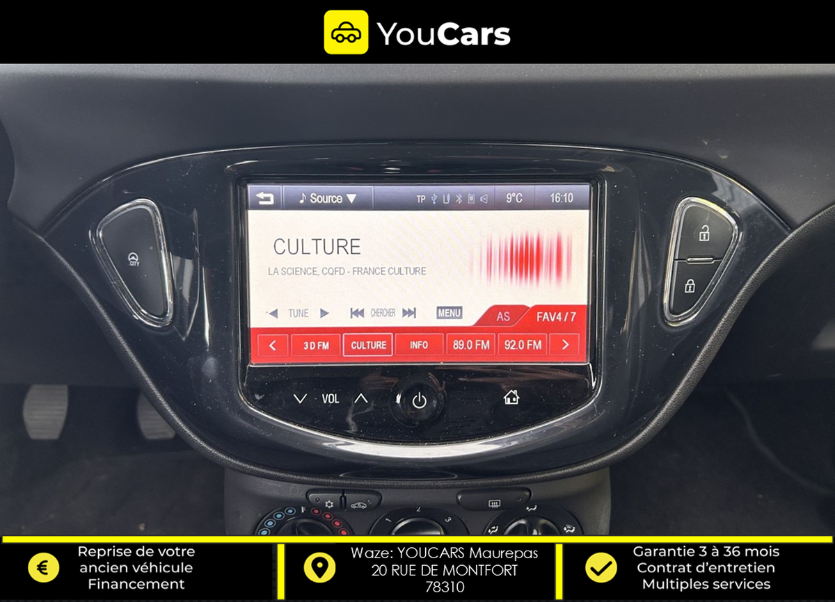 Opel Corsa 5 Portes 1.4 i 16V 90 cv ECRAN TACTILE  - BLUETOOTH MUSIC