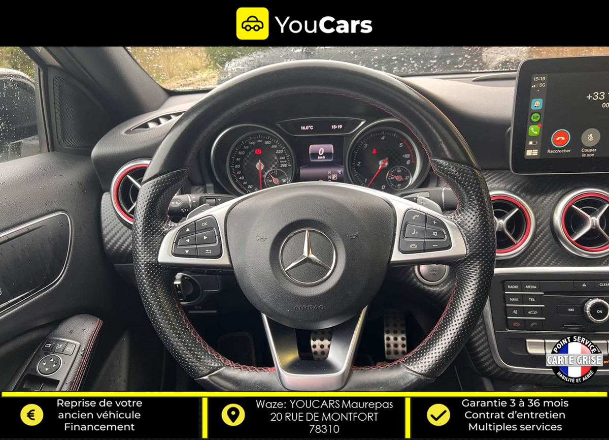 Mercedes-Benz Classe A AMG Phase 2 220 d 2.1 d 177 cv Boîte auto TOIT OUVRANT APPLE CARPLAY