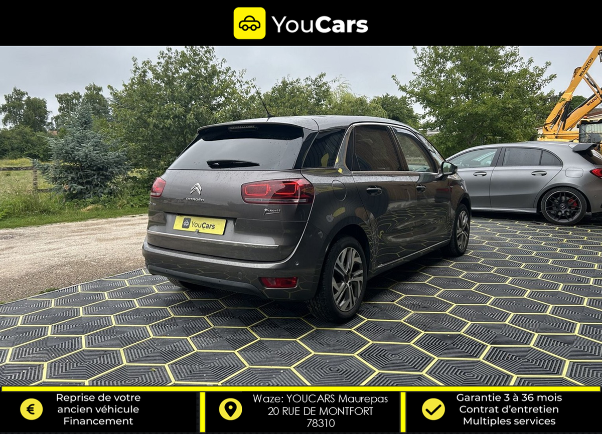 Citroën C4 Picasso EXCLUSIVE 2.0 EAT6 150 cv TOIT PANORAMIQUE - SIEGES ELECTRIQUES CHAUFFANTS - GPS