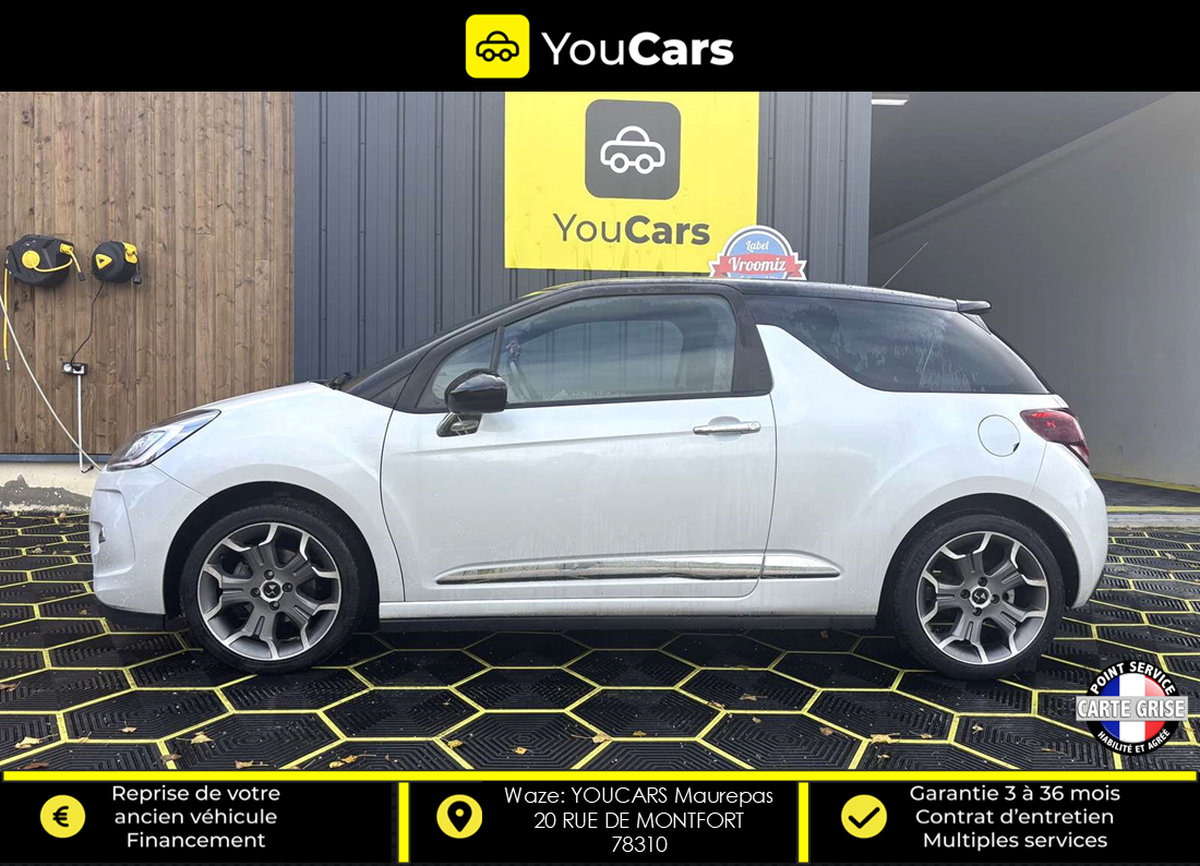 DS DS 3 DS DS3 1.2 THP EAT6 110 cv Boîte auto RADAR DE RECUL ENTRETIEN COMPLET