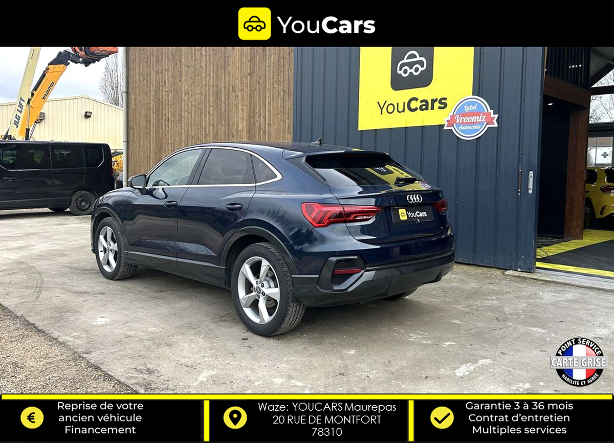 Audi Q3 Sportback 35 Tdi 150 cv S TRONIC 7 ENTRETIEN AUDI CAMERA DE RECUL INTERIEUR CUIR VIRTUAL