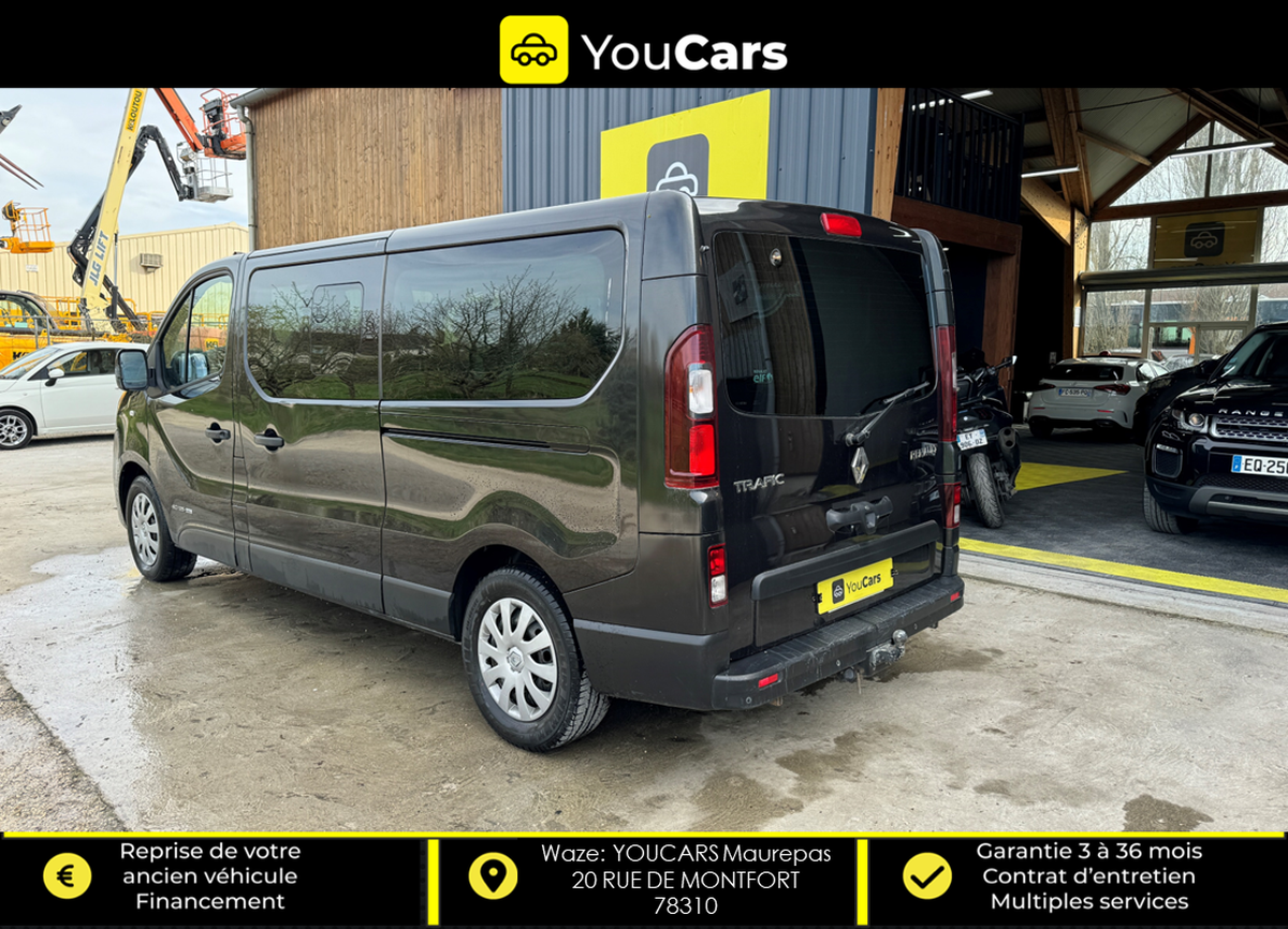 RENAULT Trafic 3 III Combi L2 1.6 dCi Energy 125 cv DOUBLE PORTE LATERALE