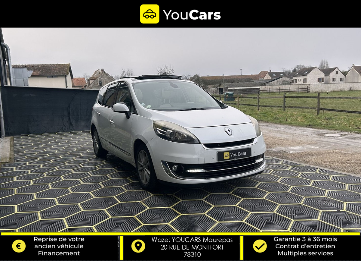 RENAULT Grand Scenic INITIALE PARIS 2 1.6 dCi 130 cv TOIT OUVRANT - SIEGES ELECTRIQUE AV