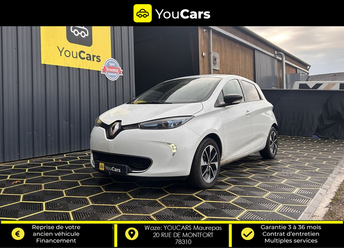 RENAULT Zoe EDITION ONE CHARGE RAPIDE Q90 41 kWh 88 cv TVA RECUPERABLE