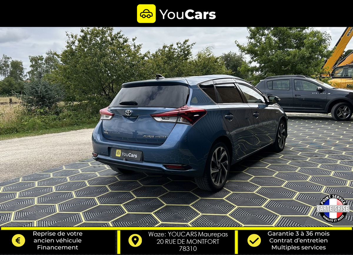 Toyota Auris DESIGN Hatchback 1.8 VVT-i Hybride 99 cv TOIT PANORAMIQUE - CAMERA DE RECUL