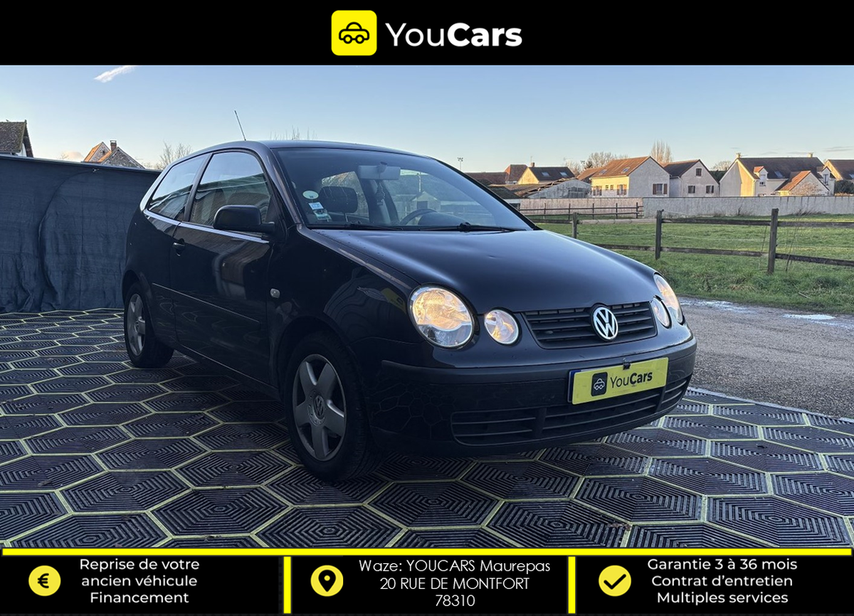 Volkswagen Polo IV 1.2 i 64cv IDEAL JEUNE PERMIS ENTRETIEN COMPLET