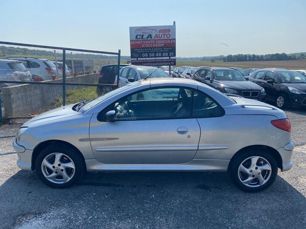 Peugeot 206 cc 1.6i 110cv quiksilver 183003km