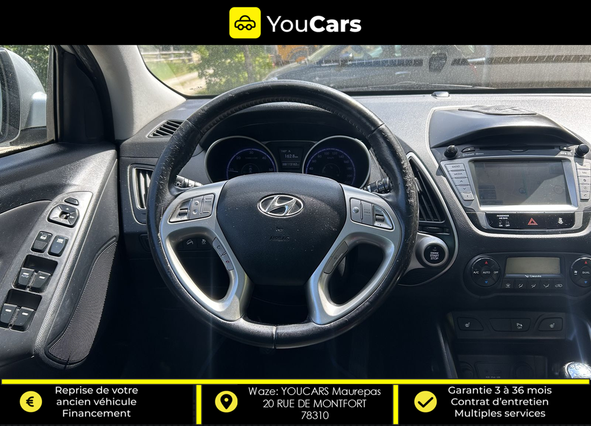 Hyundai ix35 PACK PREMIUM 1.7 CRDi 115 cv TOIT OUVRANT - SIEGES CHAUFFANTS AV/AR - GPS