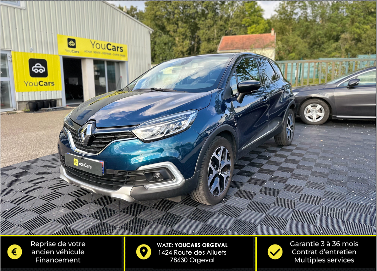 RENAULT Captur 1.2 TCE EDC6 120 cv Boîte auto - AIDE PARKING - GPS - REGULATEUR DE VITESSE