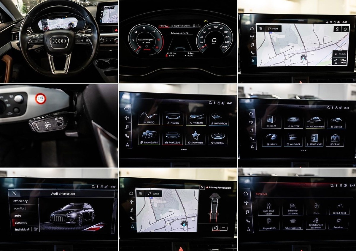 Audi A4 Allroad V 40 TDI 204ch Avus quattro S tronic 7 Attelage Aff Tête haute