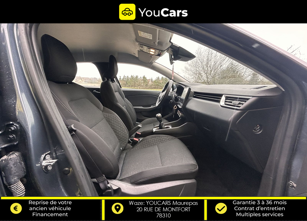 RENAULT Clio V 5 Portes 1.0 TCe 100 cv CARPLAY - RADAR DE RECUL