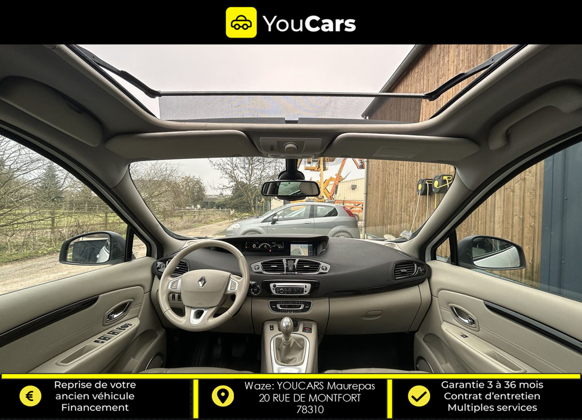 RENAULT Grand Scenic INITIALE PARIS 2 1.6 dCi 130 cv TOIT OUVRANT - SIEGES ELECTRIQUE AV