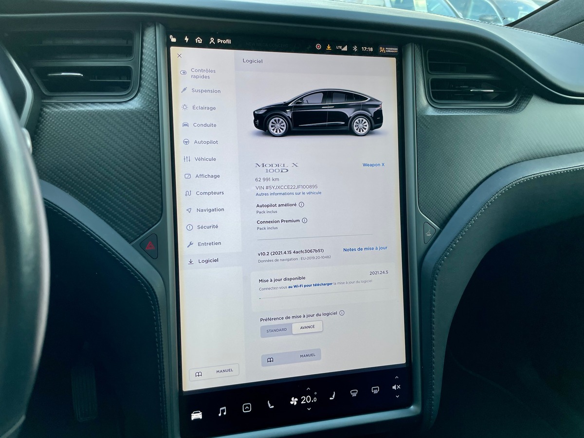 Tesla Model X 100D Dual Motor 7 PL 525 Premium