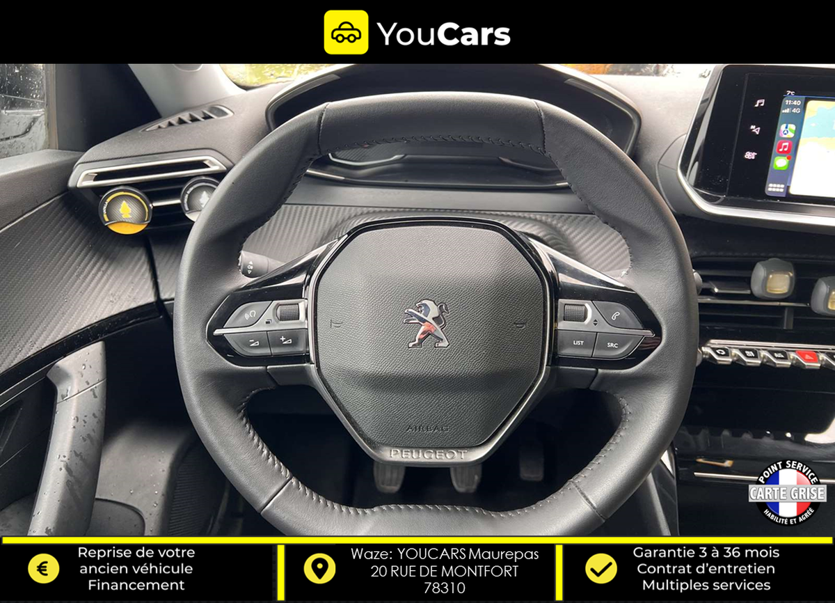 Peugeot 2008 II ALLURE 1.2 THP Puretech 130 cv CAMERA DE RECUL APPLE CARPLAY ENTRETIEN A JOUR