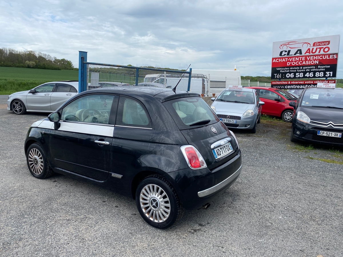 Fiat 500 1.2 123022kms d’origine de 09/2009 bon état 