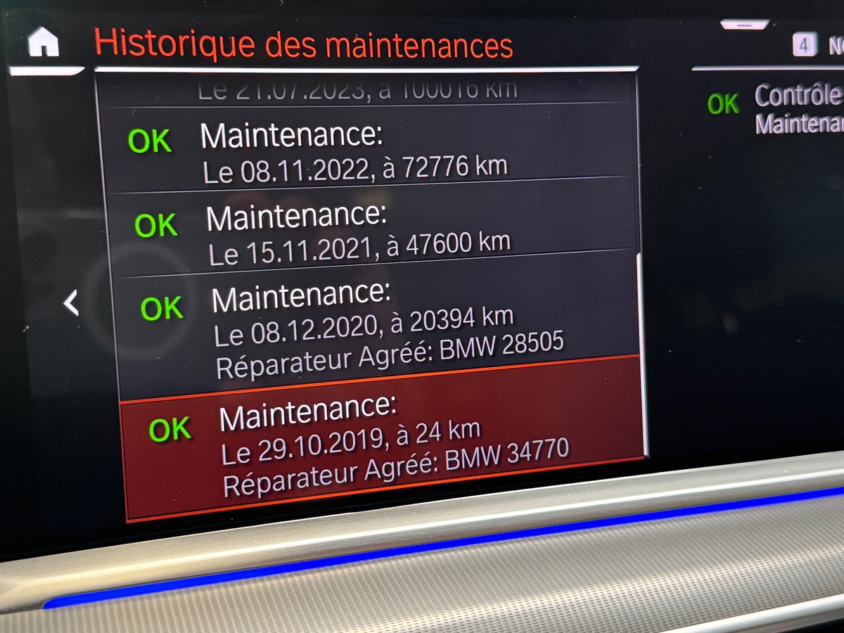 Bmw X5 30D XDRIVE STEPTRONIC8 265CV XLINE TOIT OUVRANT/ HUD