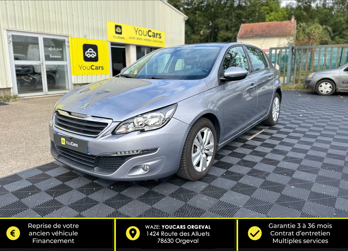 Peugeot 308 1.6 BlueHDi S&S 120 cv - MOTEUR FIABLE - AIDE PARKING - CLIMATISATION AUTO