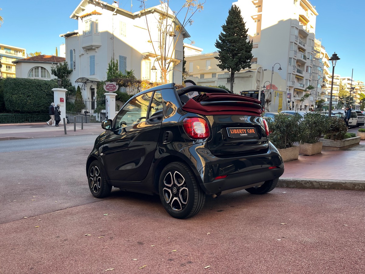 Smart FORTWO Cabriolet 90 CV Prime / Capote Rouge / GPS /KM REEL