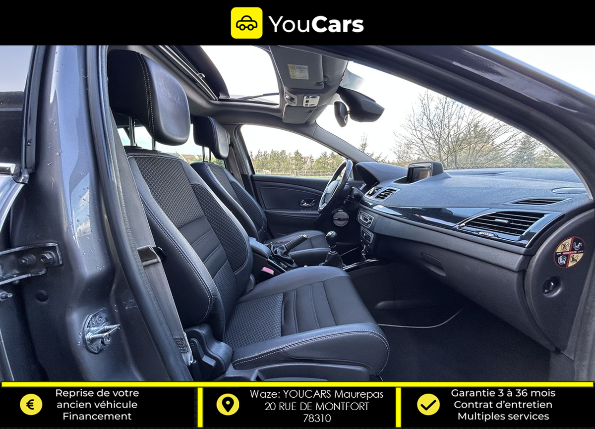 RENAULT Megane Estate BOSE 1.6 dCi 130 cv TOIT OUVRANT - SIEGES CHAUFFANTS - CAMERA DE RECUL
