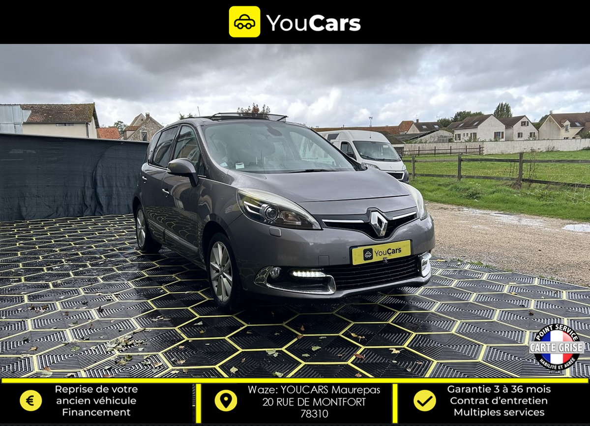 RENAULT Scenic INITIAL PARIS Phase 2 1.5 dCi EDC 6 110 cv ENTRETIEN RENAULT - TOIT OUVRANT - GPS