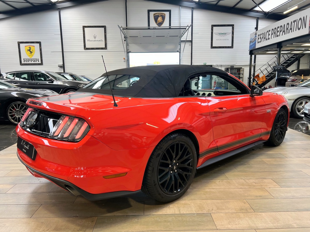 Ford Mustang CABRIOLET VI GT 5.0 V8 421 ORANGE BVA