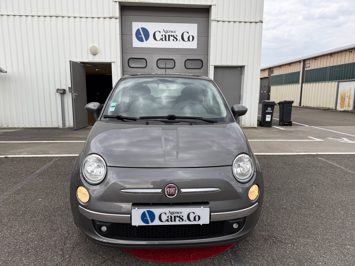 Fiat 500 Phase 2 1.2 MPi  69 cv Lounge, toit panoramique