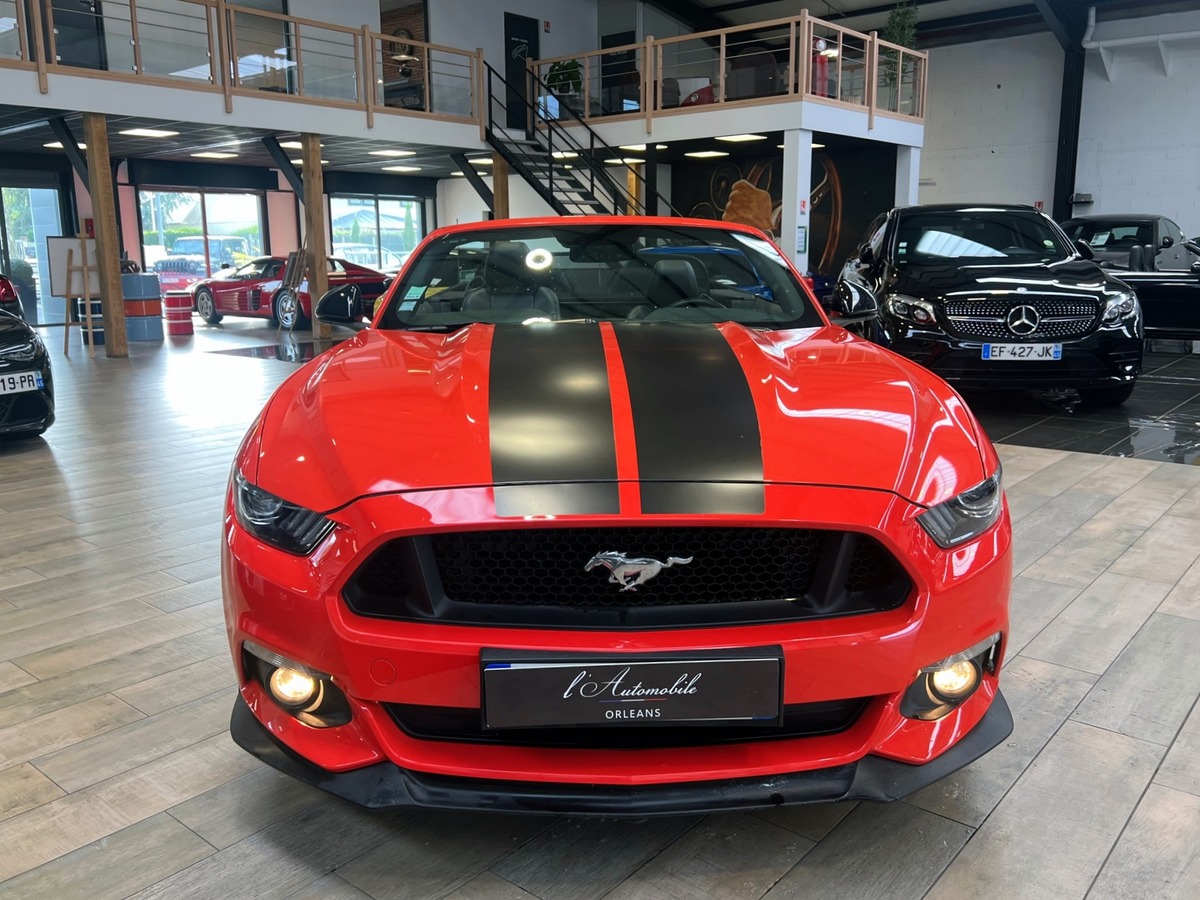 Ford Mustang CABRIOLET VI GT 5.0 V8 421 ORANGE BVA