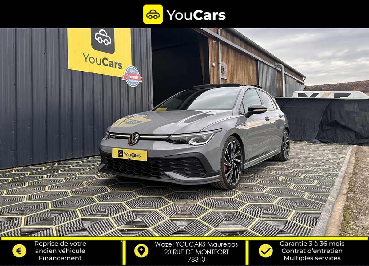 Volkswagen Golf 8 GTI Clubsport 2.0 TSi 300cv ENTRETIEN VOLKSWAGEN - TOIT OUVRANT - PAS DE MALUS