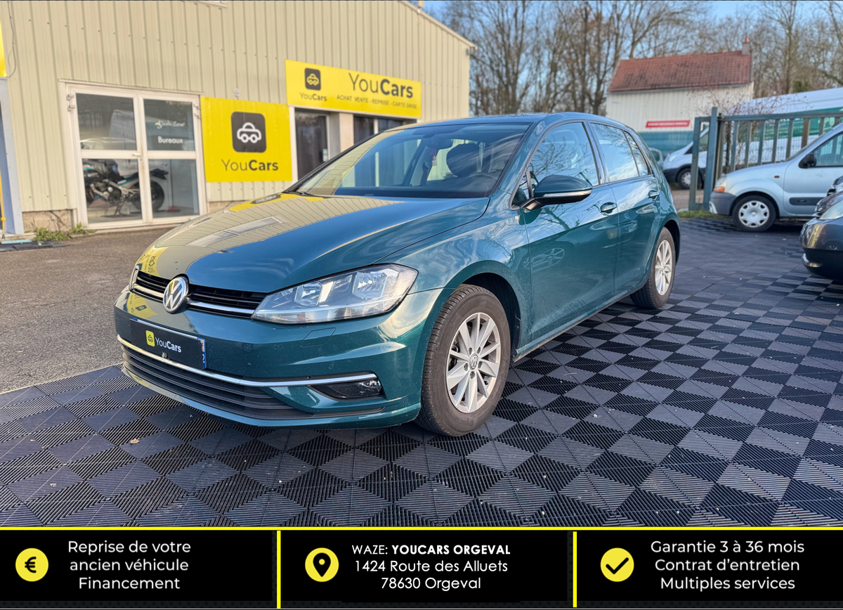 Volkswagen Golf 1.4 tsi 125 cv - BOITE AUTO - APPLE CARPLAY - AIDE PARKING AV / AR