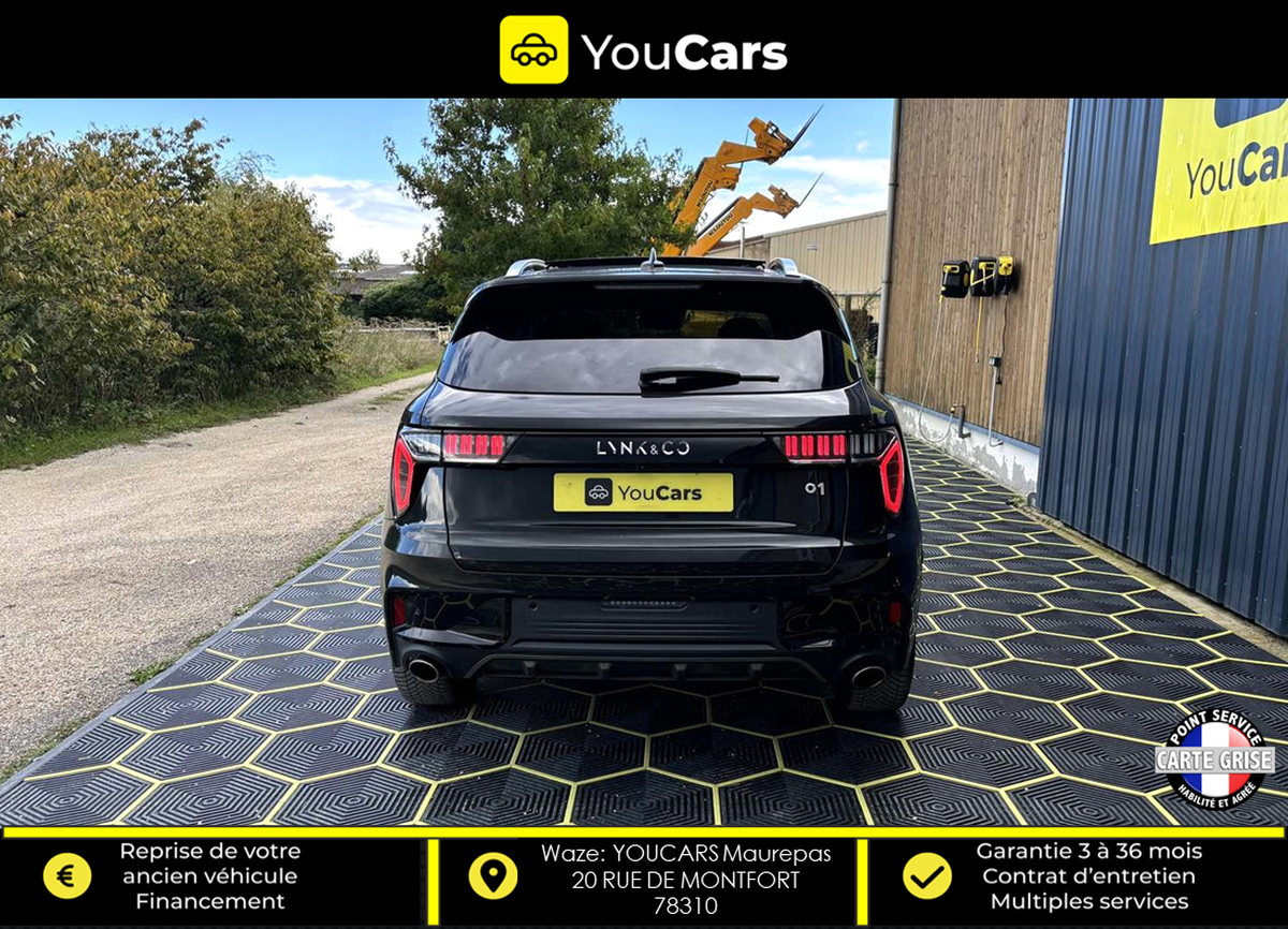 LYNK&CO 01 1.5 261cv Boite Auto FULL OPTIONS CAMERA 360 ENTRETIEN A JOUR TOIT OUVRAANT