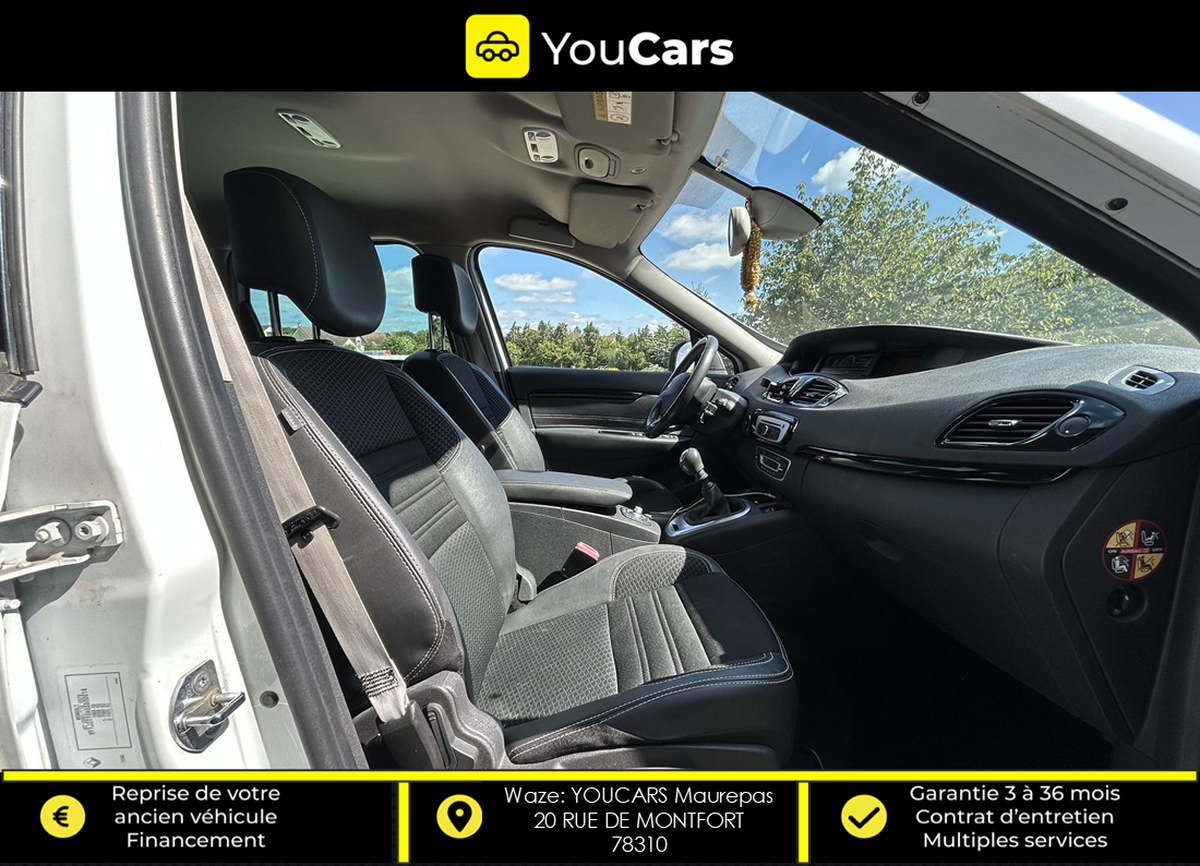 RENAULT Grand Scenic BOSE Phase 2 1.2 TCe 131 cv ENTRETIEN RENAULT - CAMERA DE RECUL - GPS