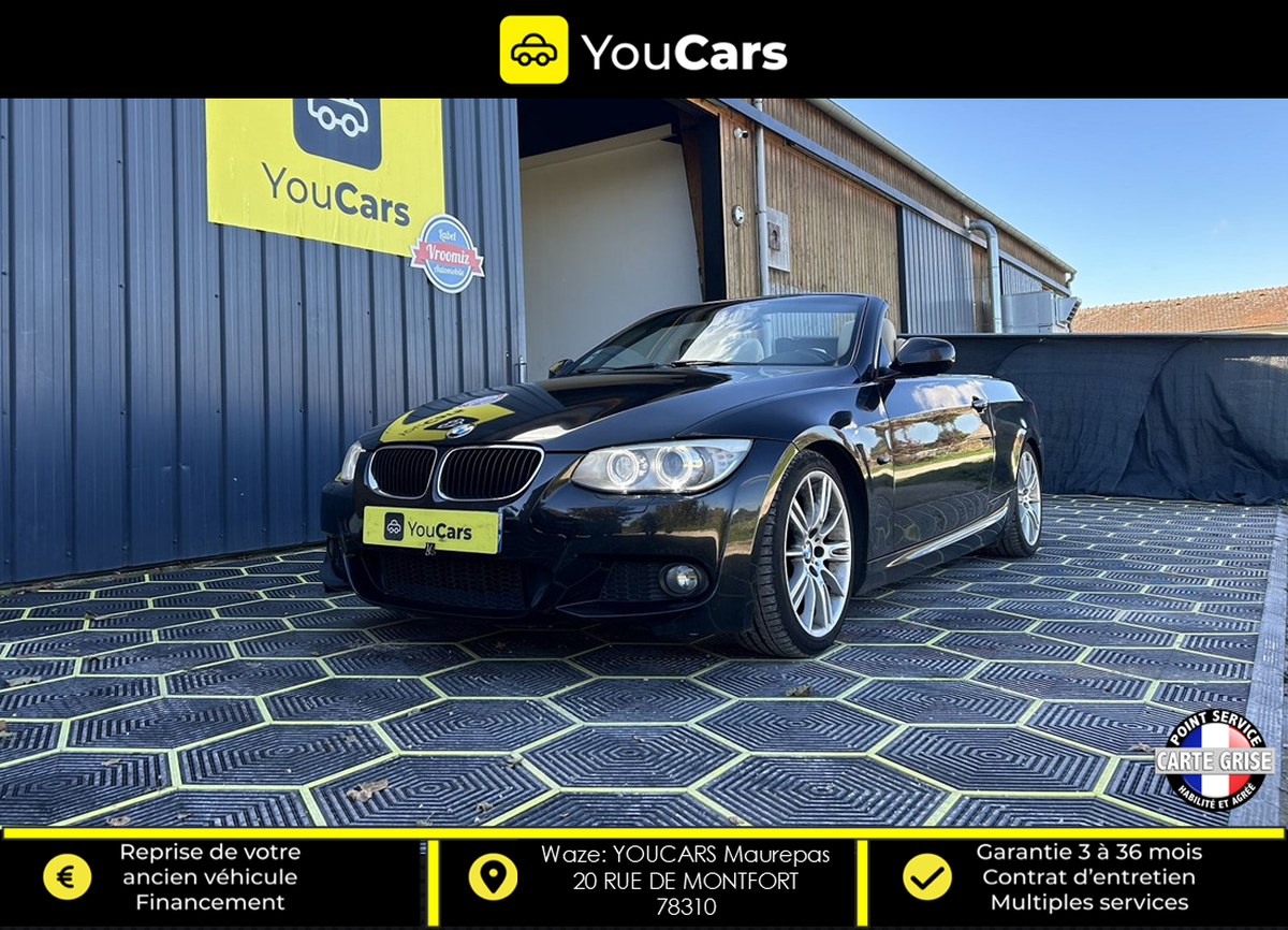 Bmw Série 3 LCI Cabriolet 320d 2.0 d 184 cv BOITE AUTO - SIEGES CHAUFFANTS AV