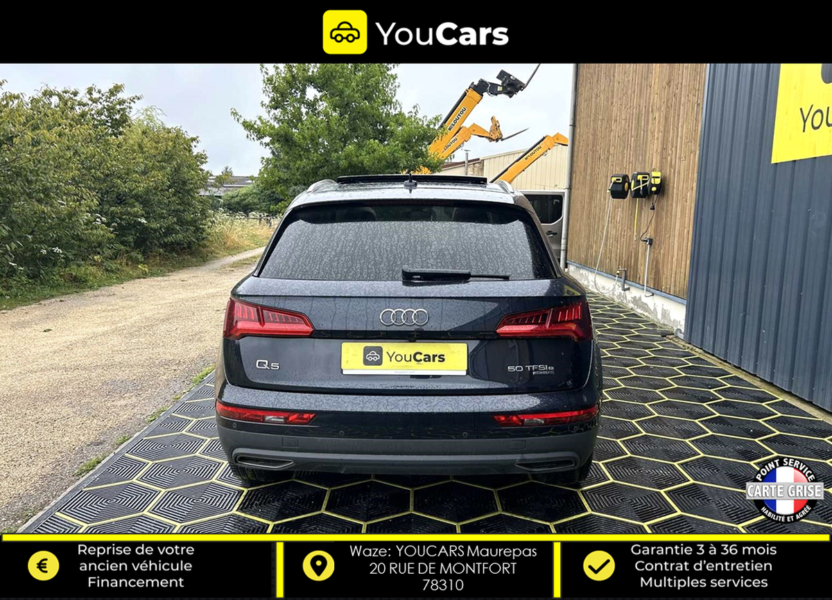 Audi Q5 50 TFSI e 299 cv Quattro S tronic 7 TOIT OUVRANT SIEGES CHAUFFANTS CAMERA DE RECUL