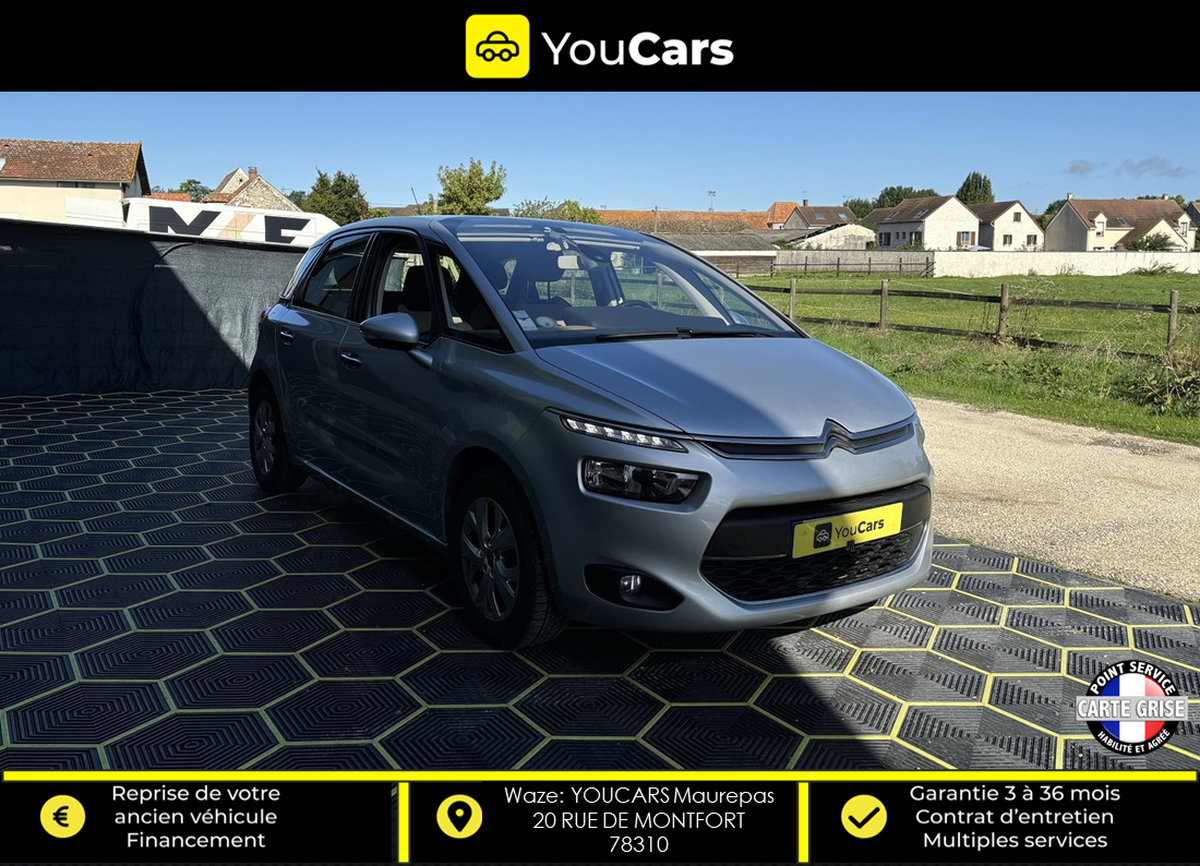 Citroën C4 Picasso INTENSIVE II 1.6 e-HDi 114 cv TOIT ZENITH - GPS TACTILE - RADAR DE RECUL