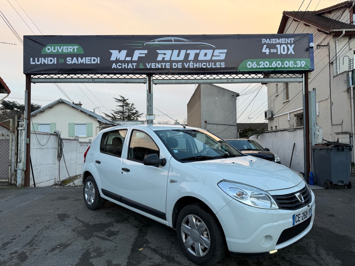 Dacia Sandero 2012 120km critère 1  Payer en 4/10Fois