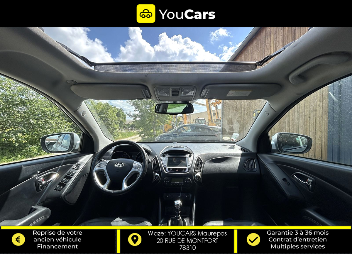 Hyundai ix35 PACK PREMIUM 1.7 CRDi 115 cv TOIT OUVRANT - SIEGES CHAUFFANTS AV/AR - GPS