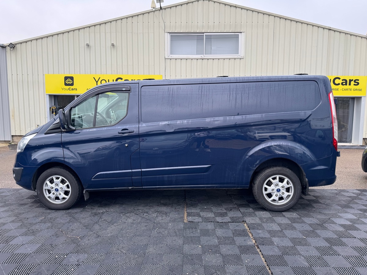 Ford TRANSIT CUSTOM pack sport 2.2 l’tdci 155 cv bv6 - 1ERE MAIN - CAMERA DE RECUL - RADAR DE RECUL