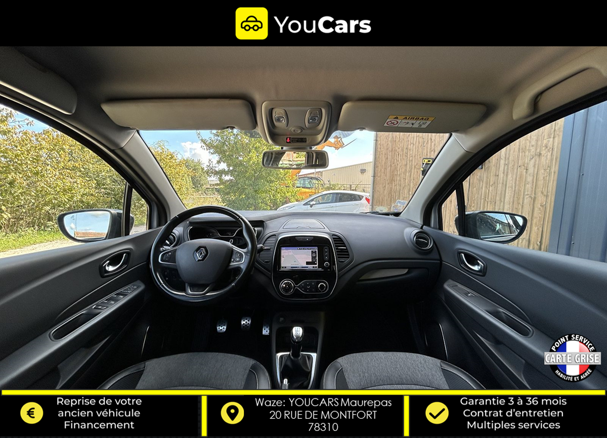 RENAULT Captur INTENS Phase 2 1.5 dCi 90 cv ENTRETIEN RENAULT - COURROIE DE DISTRIBUTION FAITE